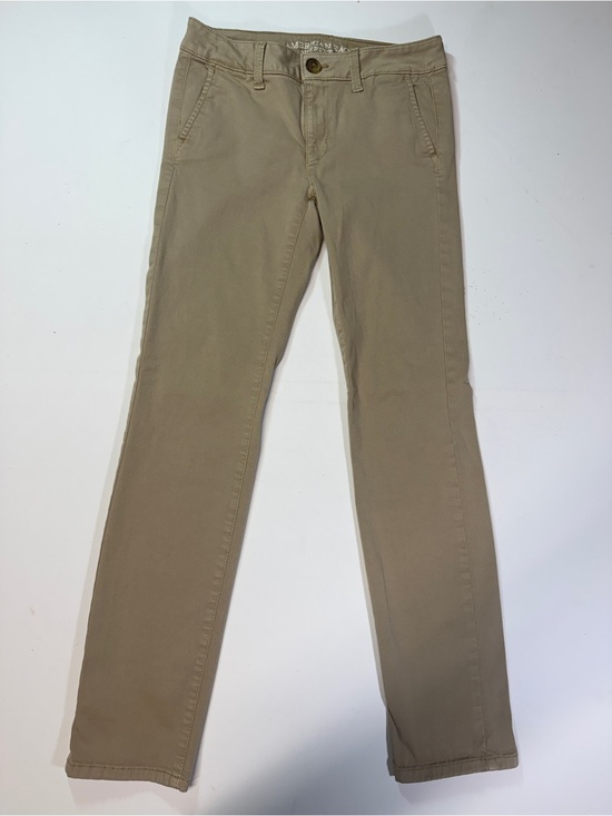 American Eagle Outfitters Pants - American Eagle Outfitters Slim Fit Chino Pants in Light Tan